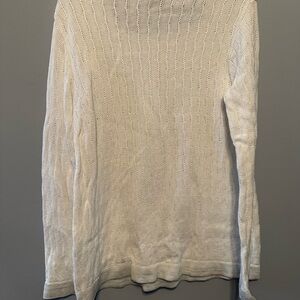 Casual corner 
Silver white boatneck sweater
Size M